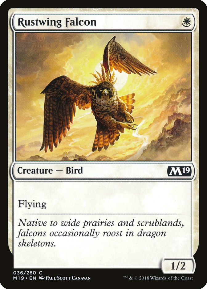 Rustwing Falcon [Core Set 2019] | Nerdhalla Games