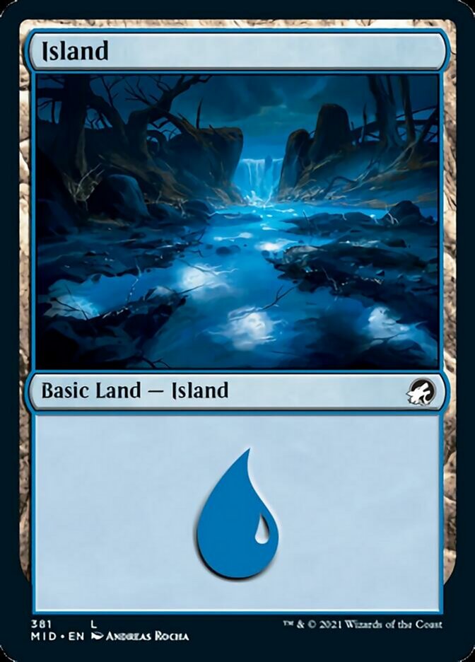 Island (381) [Innistrad: Midnight Hunt] | Nerdhalla Games