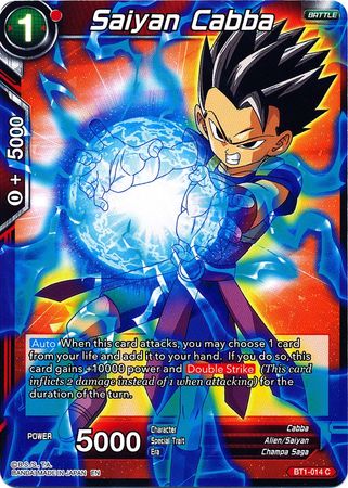 Saiyan Cabba (Alternate Art) [BT1-014] | Nerdhalla Games