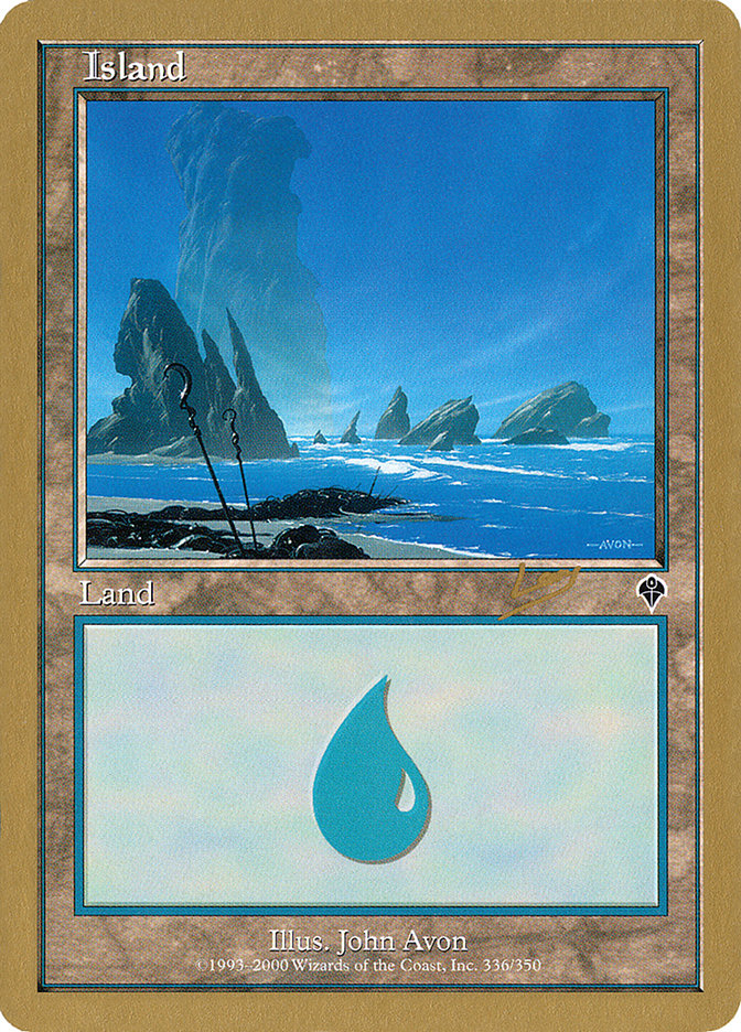 Island (rl336) (Raphael Levy) [World Championship Decks 2002] | Nerdhalla Games