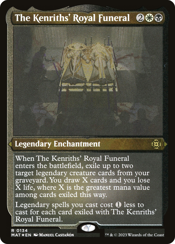 The Kenriths' Royal Funeral (Foil Etched) [March of the Machine: The Aftermath] | Nerdhalla Games