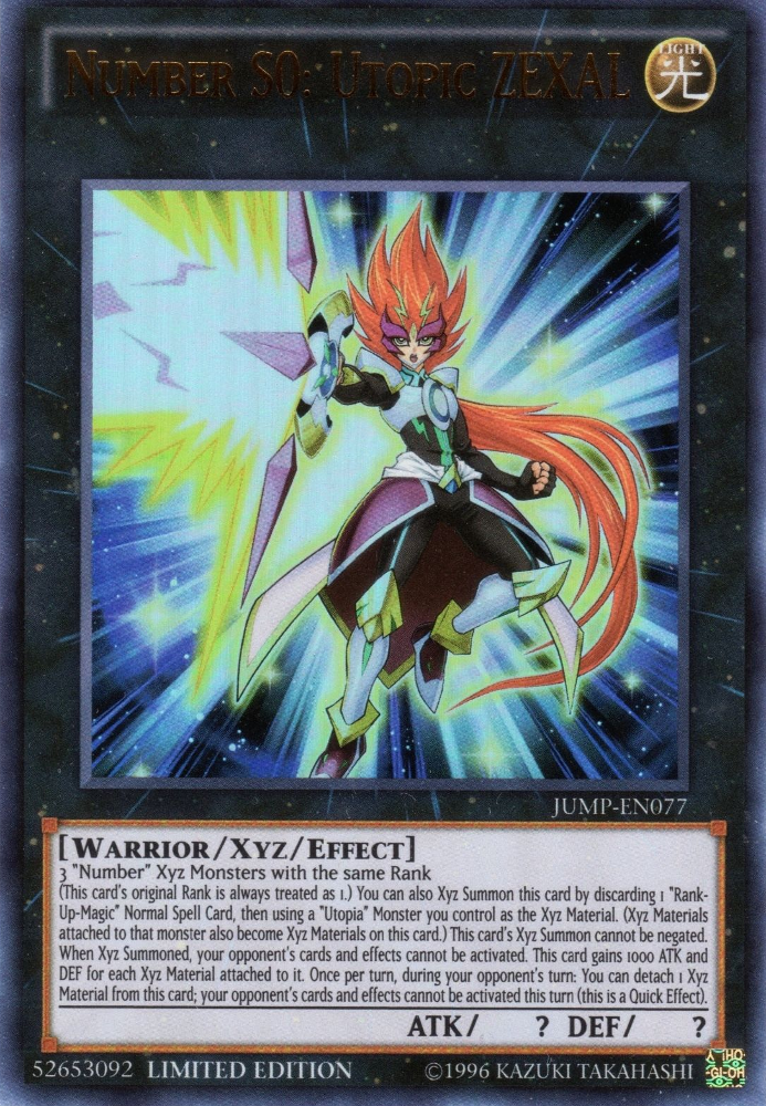 Number S0: Utopic ZEXAL [JUMP-EN077] Ultra Rare | Nerdhalla Games