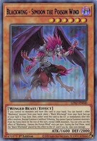 Blackwing - Simoon the Poison Wind (Purple) [LDS2-EN040] Ultra Rare | Nerdhalla Games