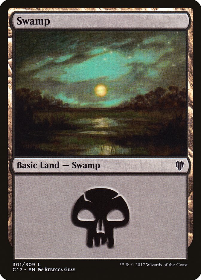 Swamp (301) [Commander 2017] | Nerdhalla Games