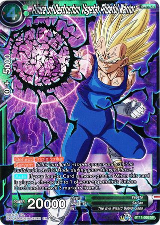 Prince of Destruction Vegeta, Prideful Warrior [BT11-066] | Nerdhalla Games