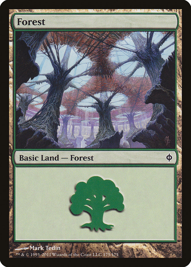 Forest (175) [New Phyrexia] | Nerdhalla Games