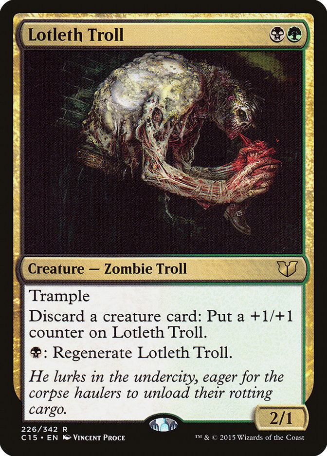 Lotleth Troll [Commander 2015] | Nerdhalla Games