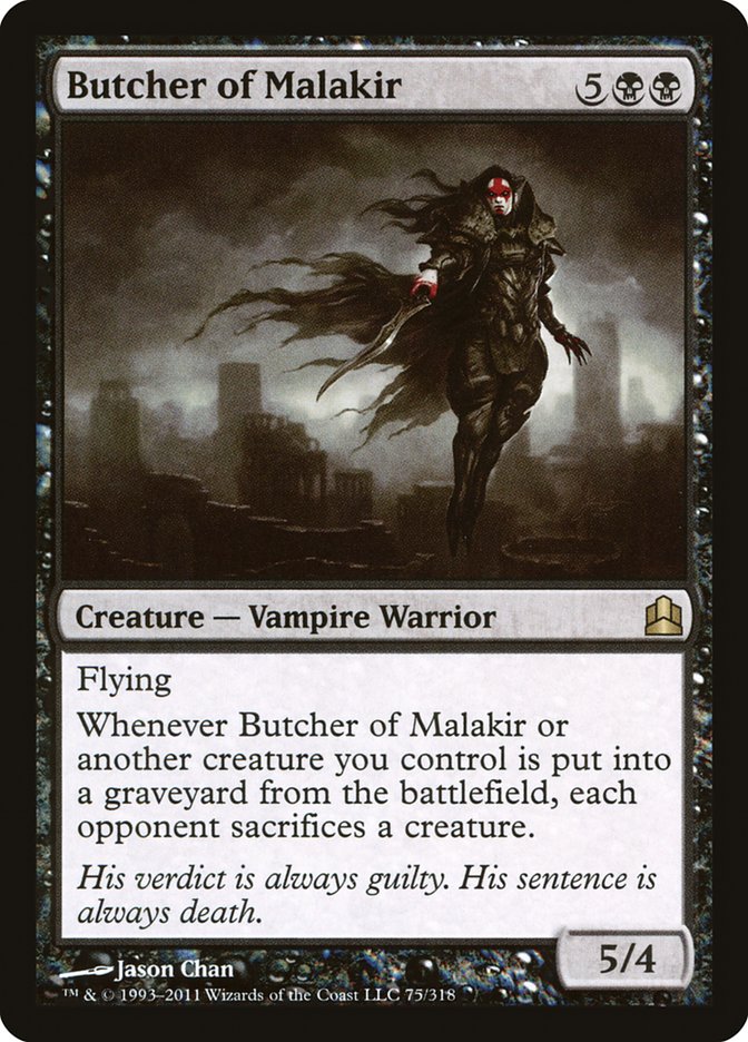 Butcher of Malakir [Commander 2011] | Nerdhalla Games