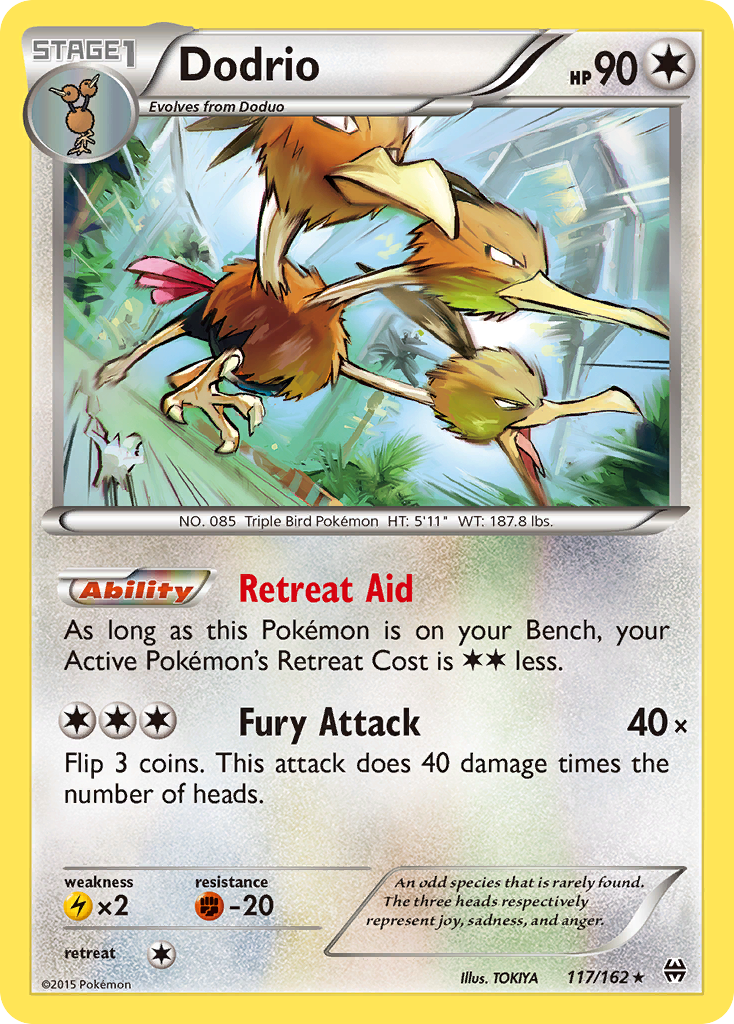 Dodrio (117/162) [XY: BREAKthrough] | Nerdhalla Games