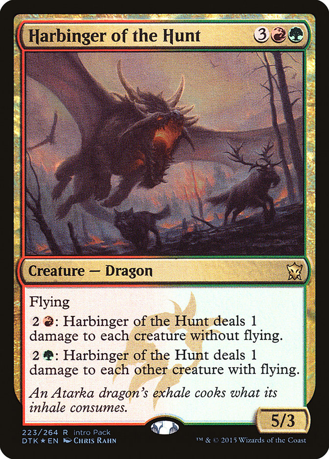 Harbinger of the Hunt (Intro Pack) [Dragons of Tarkir Promos] | Nerdhalla Games