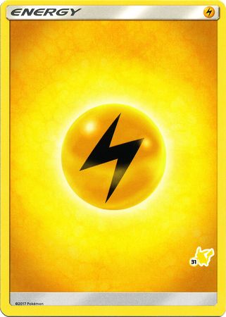 Lightning Energy (Pikachu Stamp #31) [Battle Academy 2020] | Nerdhalla Games