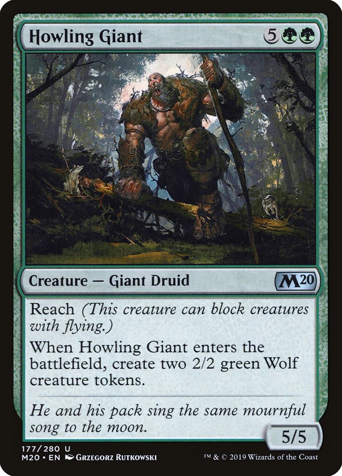 Howling Giant [Core Set 2020] | Nerdhalla Games