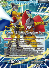 Gamma 1 & Gamma 2 // Gamma 1 & Gamma 2, Newfound Foes (BT17-032) [Ultimate Squad Prerelease Promos] | Nerdhalla Games