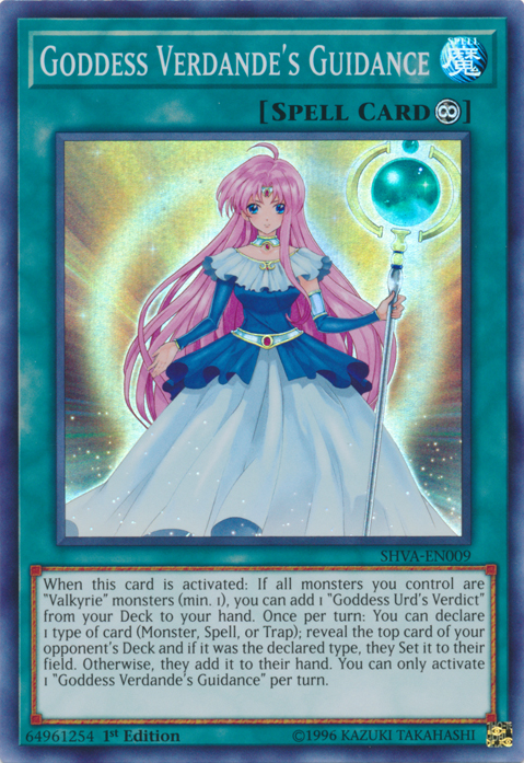 Goddess Verdande's Guidance [SHVA-EN009] Super Rare | Nerdhalla Games