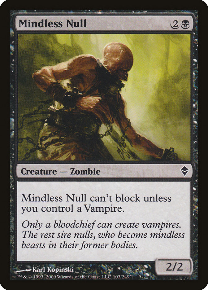 Mindless Null [Zendikar] | Nerdhalla Games