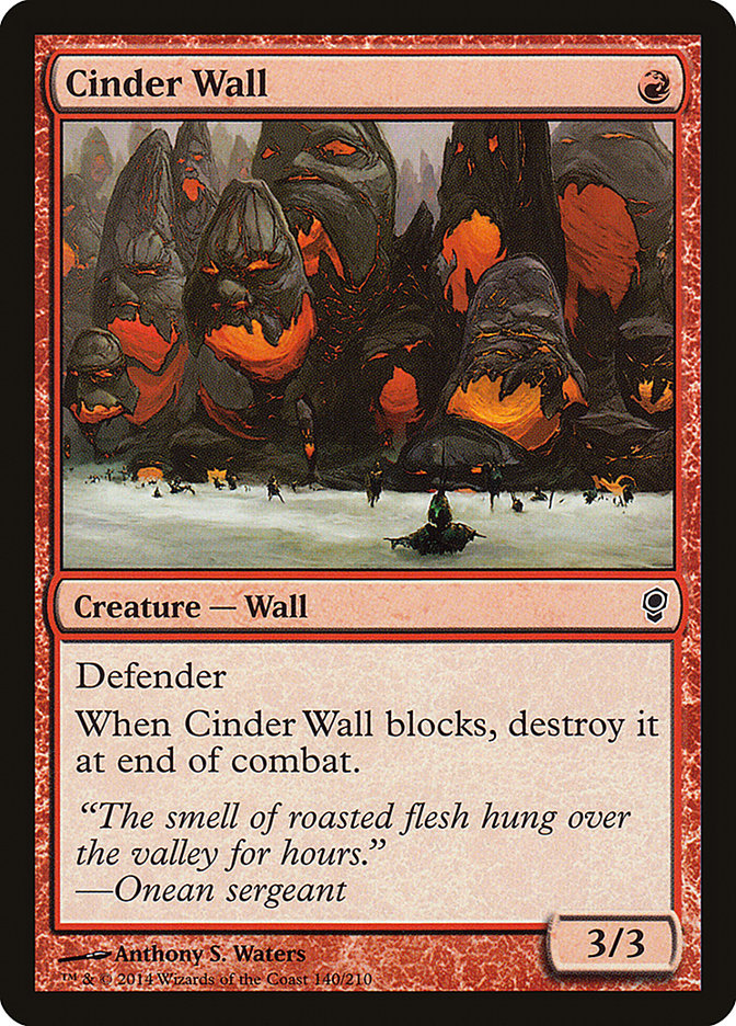 Cinder Wall [Conspiracy] | Nerdhalla Games