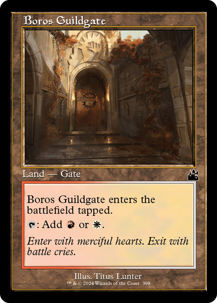 Boros Guildgate (Retro Frame) [Ravnica Remastered] | Nerdhalla Games