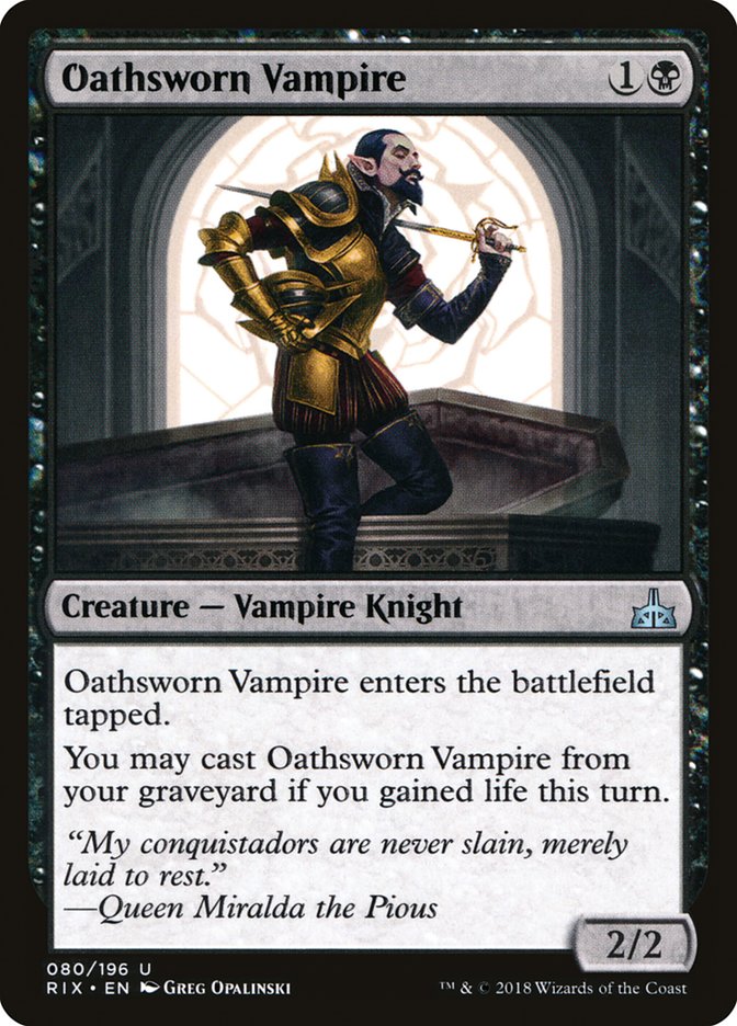 Oathsworn Vampire [Rivals of Ixalan] | Nerdhalla Games