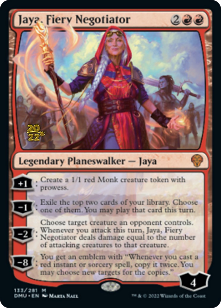 Jaya, Fiery Negotiator [Dominaria United Prerelease Promos] | Nerdhalla Games