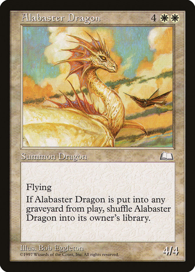 Alabaster Dragon [Weatherlight] | Nerdhalla Games