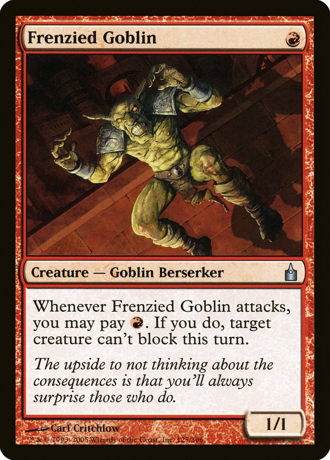 Frenzied Goblin [Ravnica: City of Guilds] | Nerdhalla Games