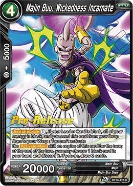 Majin Buu, Wickedness Incarnate (BT10-126) [Rise of the Unison Warrior Prerelease Promos] | Nerdhalla Games