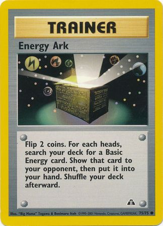 Energy Ark (75/75) [Neo Discovery Unlimited] | Nerdhalla Games