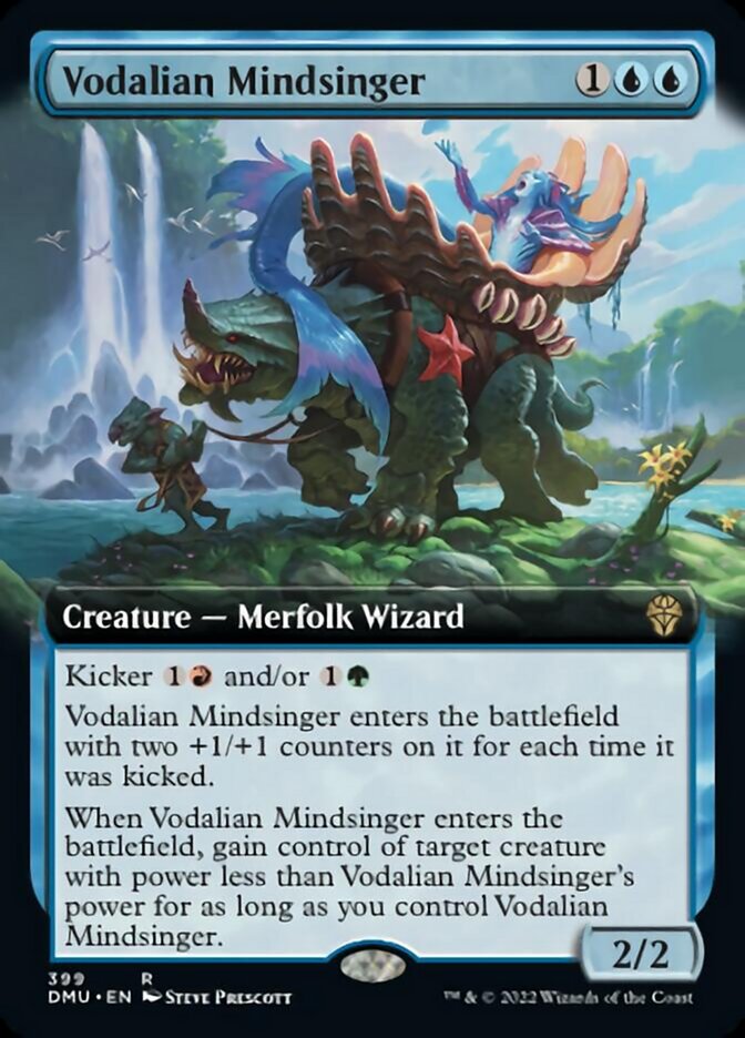 Vodalian Mindsinger (Extended Art) [Dominaria United] | Nerdhalla Games