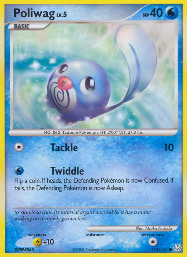 Poliwag (114/146) [Diamond & Pearl: Legends Awakened] | Nerdhalla Games