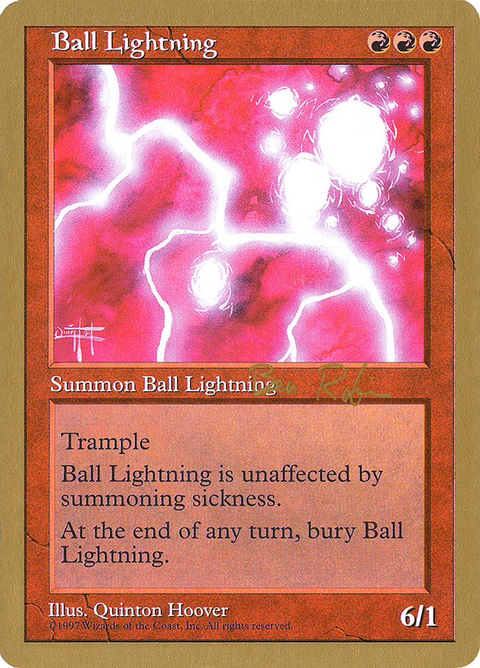 Ball Lightning (Ben Rubin) [World Championship Decks 1998] | Nerdhalla Games