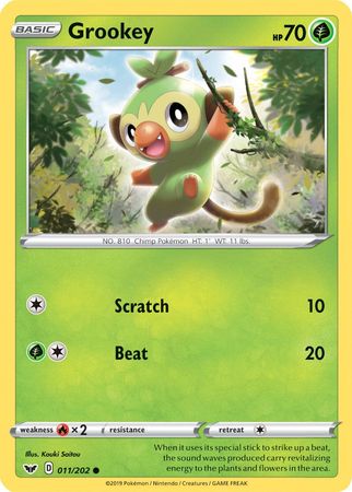 Grookey (011/202) (Premium Collection) [Sword & Shield: Base Set] | Nerdhalla Games