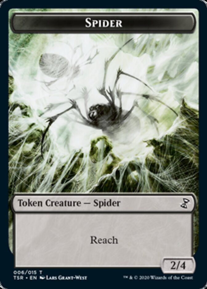 Spider Token [Time Spiral Remastered Tokens] | Nerdhalla Games