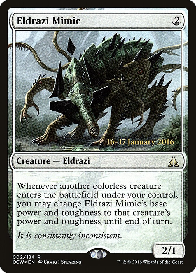 Eldrazi Mimic [Oath of the Gatewatch Prerelease Promos] | Nerdhalla Games