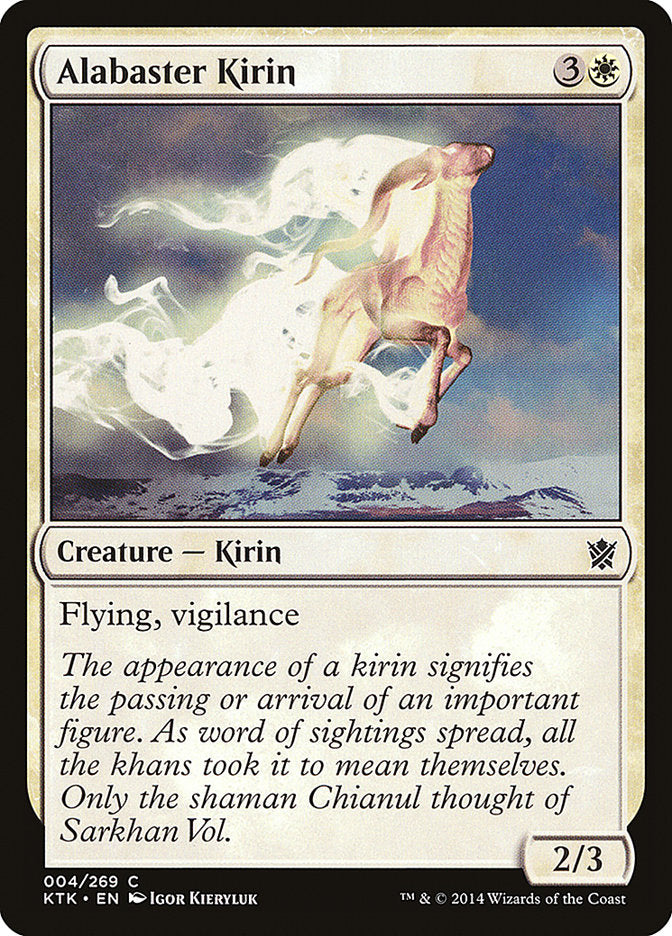 Alabaster Kirin [Khans of Tarkir] | Nerdhalla Games