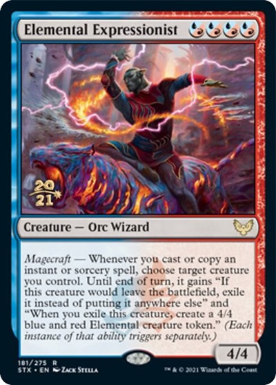 Elemental Expressionist [Strixhaven: School of Mages Prerelease Promos] | Nerdhalla Games