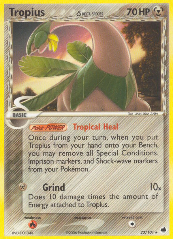 Tropius (23/101) (Delta Species) [EX: Dragon Frontiers] | Nerdhalla Games