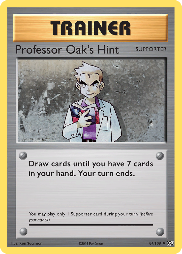 Professor Oak's Hint (84/108) [XY: Evolutions] | Nerdhalla Games