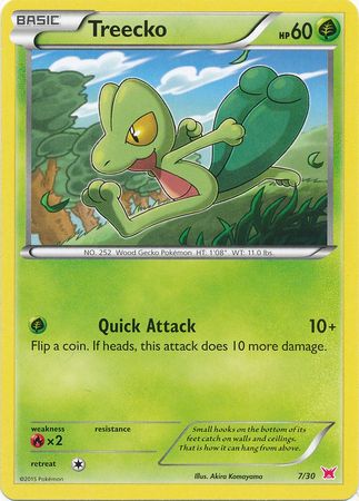 Treecko (7/30) [XY: Trainer Kit 2 - Latias] | Nerdhalla Games