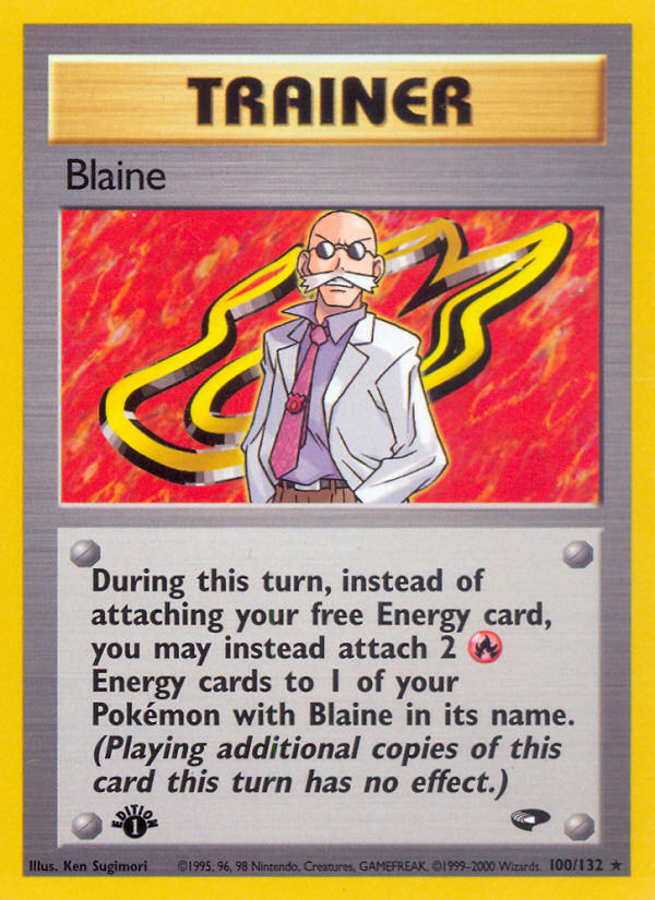 Blaine (100/132) [Gym Challenge 1st Edition] | Nerdhalla Games