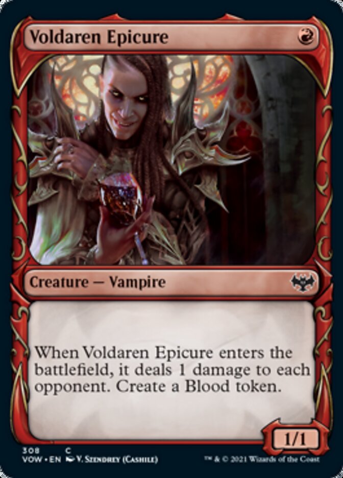 Voldaren Epicure (Showcase Fang Frame) [Innistrad: Crimson Vow] | Nerdhalla Games