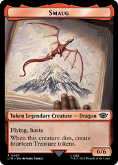 Food (10) // Smaug Double-Sided Token [The Lord of the Rings: Tales of Middle-Earth Tokens] | Nerdhalla Games