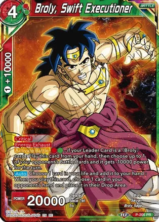 Broly, Swift Executioner [P-205] | Nerdhalla Games