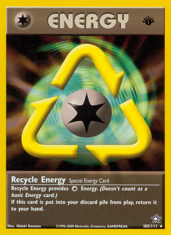 Recycle Energy (105/111) [Neo Genesis 1st Edition] | Nerdhalla Games