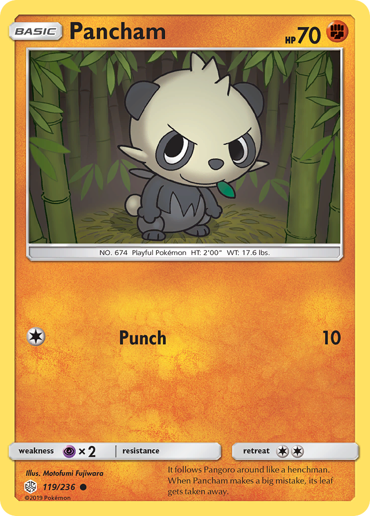 Pancham (119/236) [Sun & Moon: Cosmic Eclipse] | Nerdhalla Games