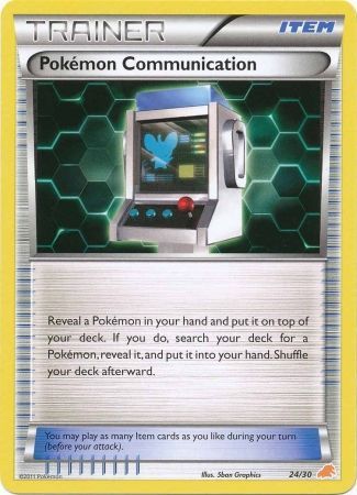 Pokemon Communication (24/30) [Black & White: Trainer Kit - Excadrill] | Nerdhalla Games