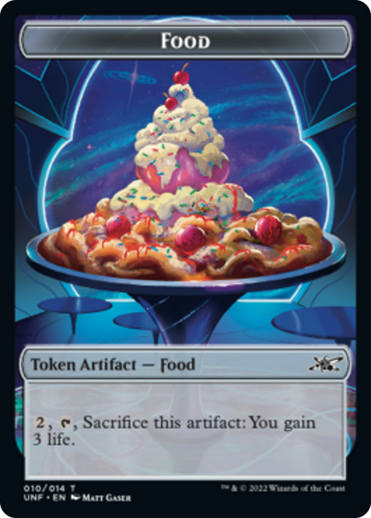 Cat // Food (10) Double-sided Token [Unfinity Tokens] | Nerdhalla Games