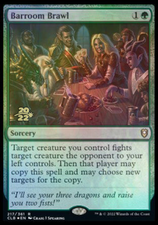 Barroom Brawl [Commander Legends: Battle for Baldur's Gate Prerelease Promos] | Nerdhalla Games