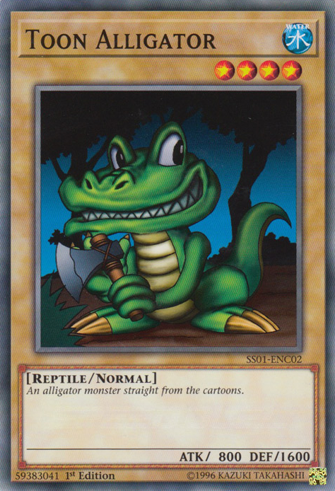 Toon Alligator [SS01-ENC02] Common | Nerdhalla Games