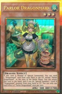 Parlor Dragonmaid [MAGO-EN023] Gold Rare | Nerdhalla Games