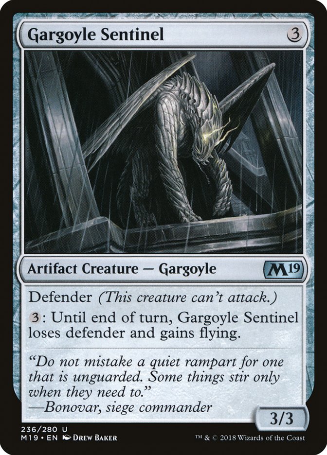 Gargoyle Sentinel [Core Set 2019] | Nerdhalla Games